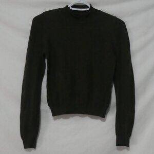 FOREVER 21 | small | Olive Green Mock Neck Long Sleeve Knit Sweater | GUC